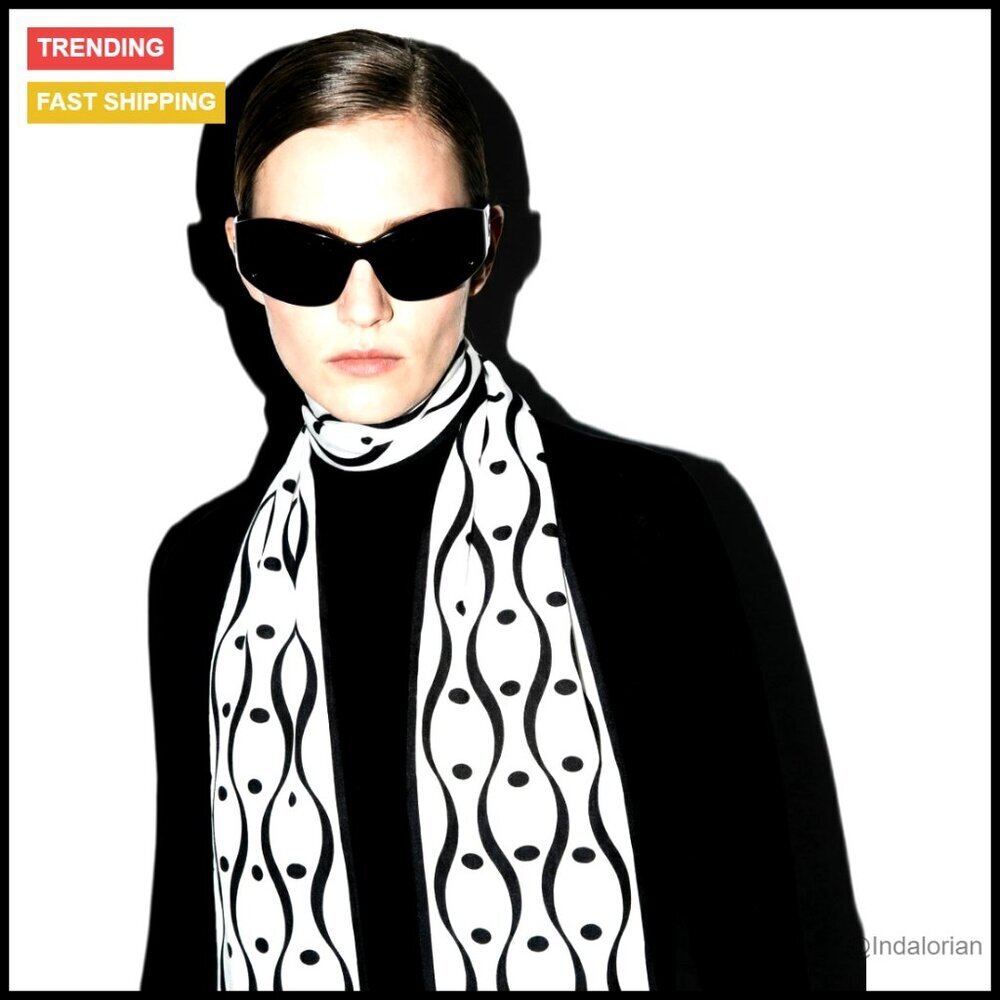Silk-Like Satin Scarf Elegant Chic Versatile Head Wrap Bandana Accessory